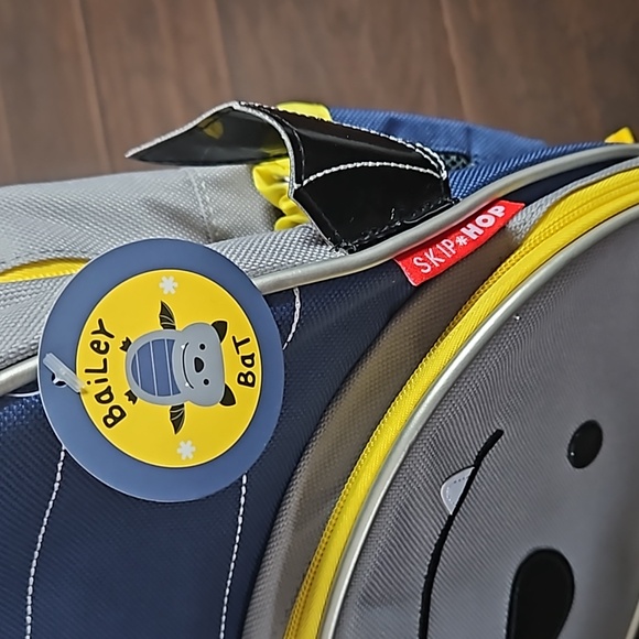 Skip Hop Toddler Backpack - Bailey Bat - Picture 6 of 9